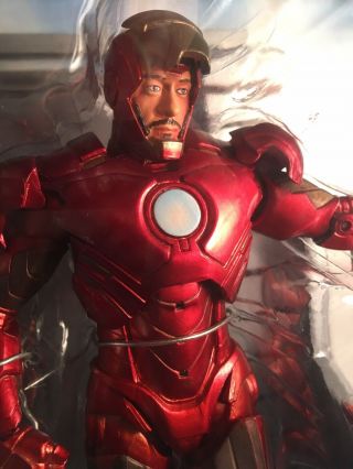 Marvel Select Borders Exclusive Iron Man Mark Iv,  Authentic Bubble Issue