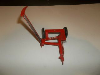 Vintage 1/16 Tru Scale Hay Mower Farm Toy Tractor Implement Carter