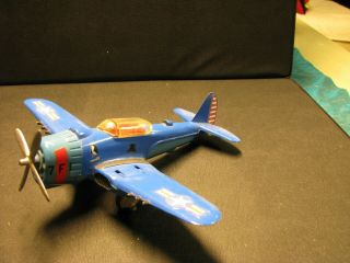 Hubley P - 47 Thunderbolt Fighter Military Wwii Vintage Diecast Airplane Plane