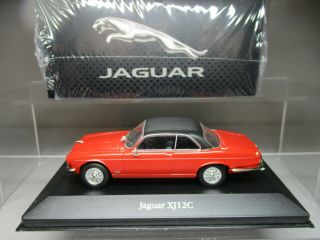 Atlas Editions 1/43 Jaguar Xj 12 C " Red/black "
