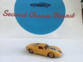 Vintage 1965 Matchbox Lesney 41c Ford Gt; White Restored To Rare Yellow
