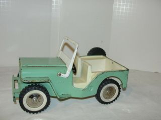 VIntage Tonka Outdoor Living Jeep with Spare Tire and Retractable Hitch 2