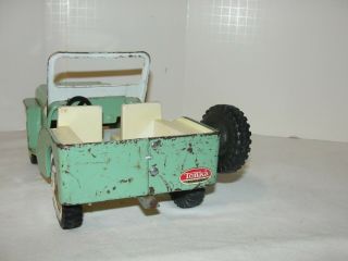 VIntage Tonka Outdoor Living Jeep with Spare Tire and Retractable Hitch 3