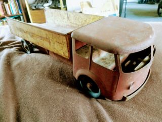 $5 Or Restore Roberts Dump Truck Large Pressed Steel Toy