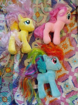 Ty Sparkle Fluttershy With Tags,  Ty Pinkie Pie With Tags,  Ty Sparkle. 3