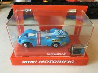 Vintage Ideal Mini Motorific 1969 Bon’ Vil Racer Slot Car
