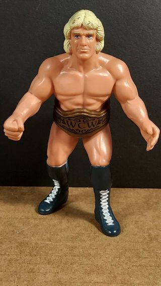 1990 Wcw Ric Flair (blue Trunks) Figure With Belt,  Galoob