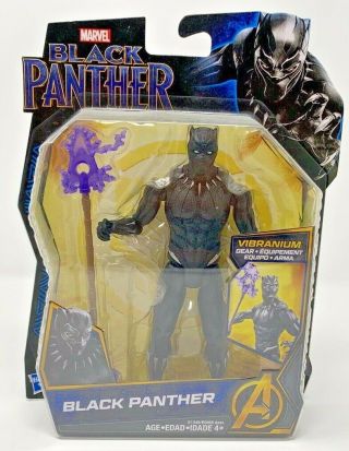 2017 Marvel - 6 " Black Panther Vibranium - Action Figure - Moc