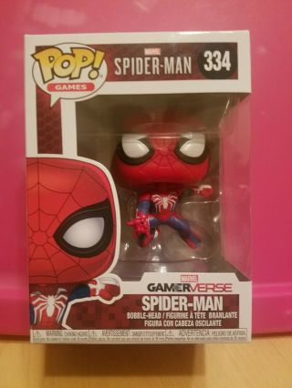 Funko Pop Marvel Gamerverse Spider - Man 334 Bobble - Head 29318