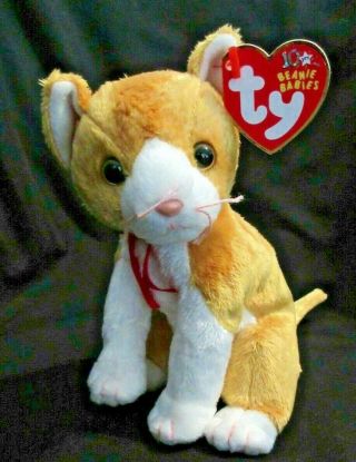 Ty Beanie Baby Tangles The Cat Dob January 29,  2003 Mwmt