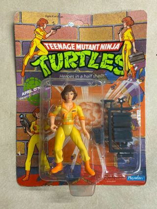 1988 Playmates Teenage Mutant Ninja Turtles Tmnt April Unpunched