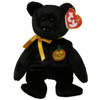 Ty Beanie Baby - Haunt The Halloween Bear (8.  5 Inch) - Mwmts Stuffed Animal Toy