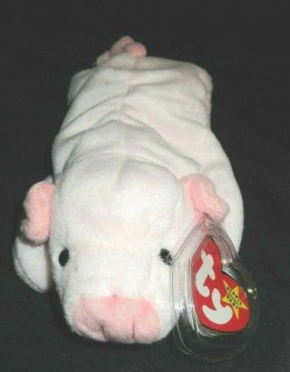 Ty Beanie Baby Squealer The Pig Style 4005 Dob 4 - 23 - 93 Mwmt