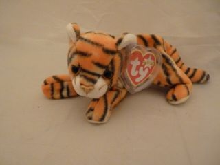May 26,  2000 Ty Beanie Babies India The Tiger W/tags (9 Inch)