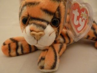 May 26,  2000 Ty Beanie Babies INDIA The Tiger w/Tags (9 inch) 2