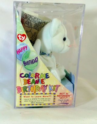 Ty Color Me Beanie Birthday Kit (Cat) in plastic display box 2 2