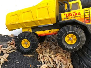 Tonka Mighty Turbo Diesel Dump Truck Pressed Steel Toy 54782a Xmb 975