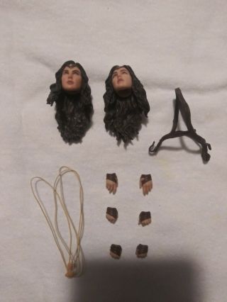Mezco One 12 Collective Wonder Woman Gal Gadot Parts Heads/ Hands And More
