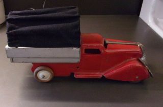 Vintage Wyandotte or Marx Army Truck Pressed Steel Toy 2