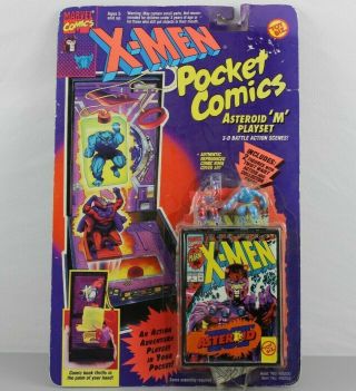 Marvel X - Men Pocket Comics Asteroid M Playset - Toy Biz 1994