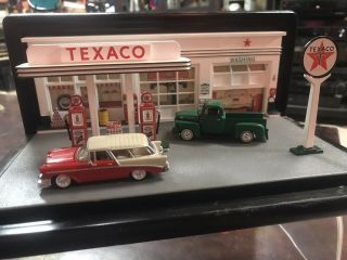 Franklin Texaco Gas Station Diorama