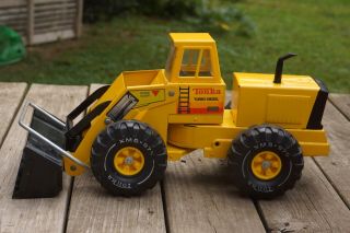 Vintage Tonka Yellow Metal Steel Front End Loader Xmb - 975 Truck Yellow Payloader