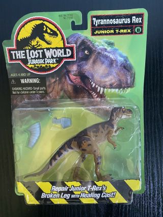 Jurassic Park The Lost World Tyrannosaurus Rex " Junior T - Rex " 1996 Kenner Nip