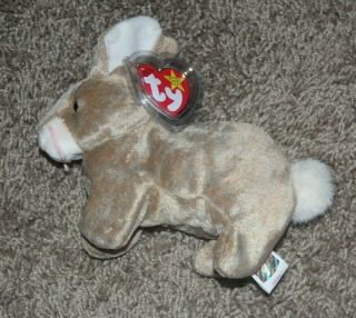 Ty Beanie Baby - 1998 Nibbly The Bunny Rabbit 6 In - With Tags