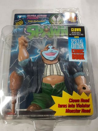 Spawn Clown Action Figure Special Edition Comic Book Series 1 Todd Mcfarlane