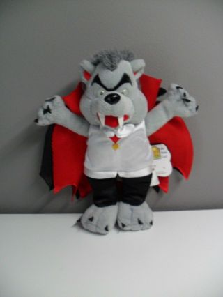 With Tag Meanies Grisly Grizzlies Halloween 99 Count Dracubear 1866 / 10000