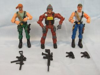 Lanard The Corps Action Figure Roos Set Of Three Complete R.  O.  O.  S