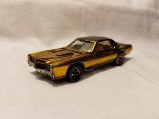 1968 Hot Wheels Redline Custom Eldorado Gold/black Usa