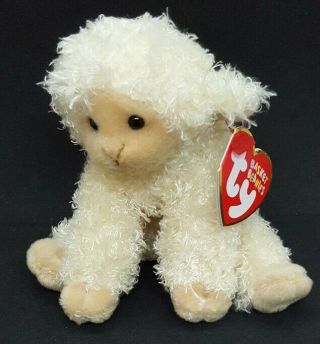 Ty 2005 Meekins The Lamb Basket Beanie Baby - With Tags