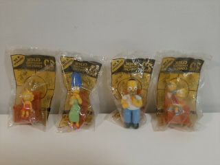 2009 Hungry Jack The Simpsons Toys Complete Set of 4 Family Couch - 2
