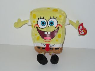 Ty Beanie Babies Spongebob Squarepants 8 " Plush Stuffed Animal Nwt Sponge Bob