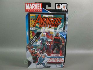 Marvel Universe Comic Pack Avengers West Coast 60 Figure Quicksilver Wonderman