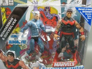 Marvel Universe Comic Pack Avengers West Coast 60 Figure Quicksilver Wonderman 2