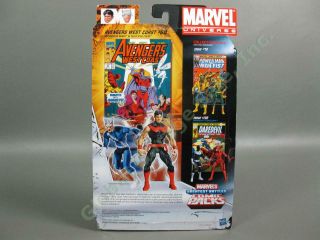 Marvel Universe Comic Pack Avengers West Coast 60 Figure Quicksilver Wonderman 3