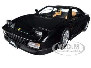 Broken Ferrari 348 Ts Elite Edition Black 1/18 Diecast Model By Hotwheels X5481