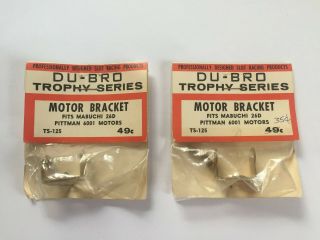 Vintage Du - Bro Motor Brackets For 26d And 6001 Pitt Can Motors