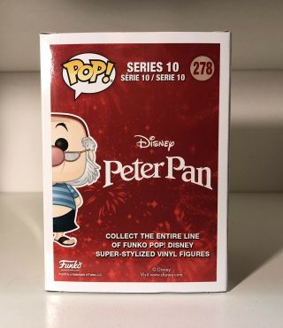 Funko Pop Disney Peter Pan Smee Disney Treasures Exclusive 278 2