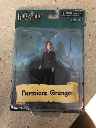 Neca Reel Toys Harry Potter Hermione Action 3.  5 " Figure Series 1 Very Rare Nib