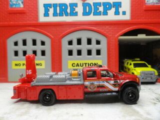 Matchbox Fire Ford F - 550 Emergency Heavy Rescue Kme Custom Kitbash Custom Unit