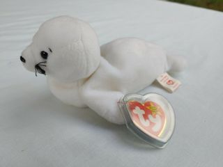 Seamore Seal 4029 Ty Beanie Baby 1996 Pvc Pellets Tag Errors
