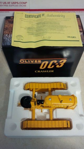 Estate Find : Ertl 1/16 Oliver Oc - 3 Crawler / National Toy Truck N Construction