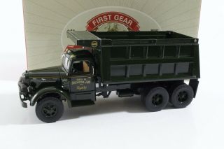 Mack L Series Dump Truck Geo M Brewster & Son First Gear 1:34 10 - 3396