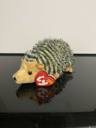 Ty Beanie Baby - Chuckles The Hedgehog (6 Inch) - Mwmts Stuffed Animal Toy
