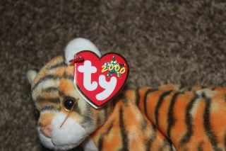 TY Beanie Babies India Plush Tiger May 26 2000 Plush Toy with tags 3