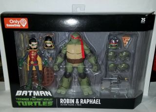 Dc Collectibles Batman Vs Teenage Mutant Ninja Turtles Robin & Raphael Gamestop
