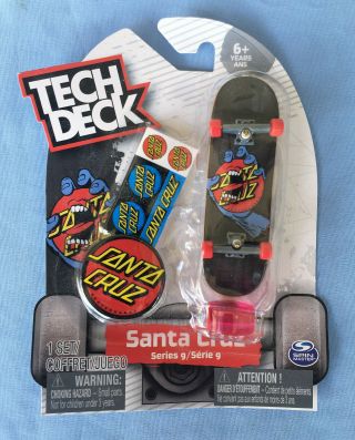 Tech Deck Santa Cruz Skateboard Series 9 Hand With Screaming Mouth Ultra Rare